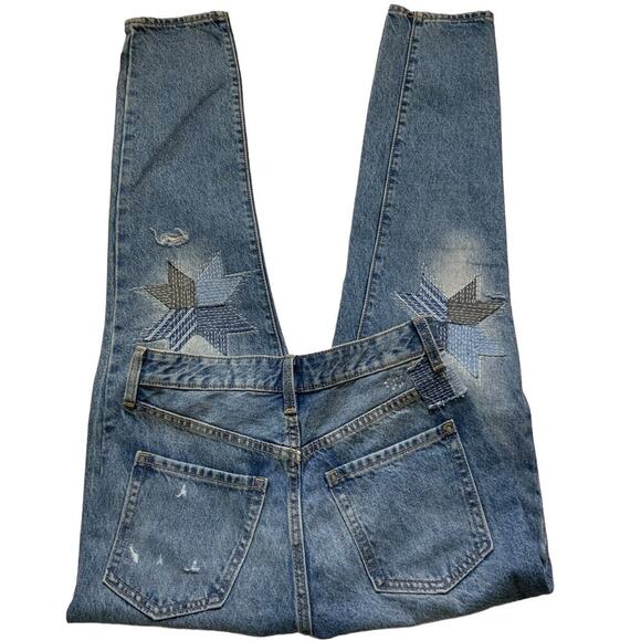 Old Navy Jeans Womens 4 Tall Button Fly OG Straight Extra High Rise Secret Slim - Picture 6 of 13